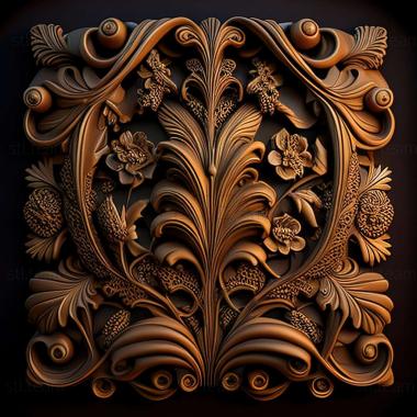 3D model ornate (STL)